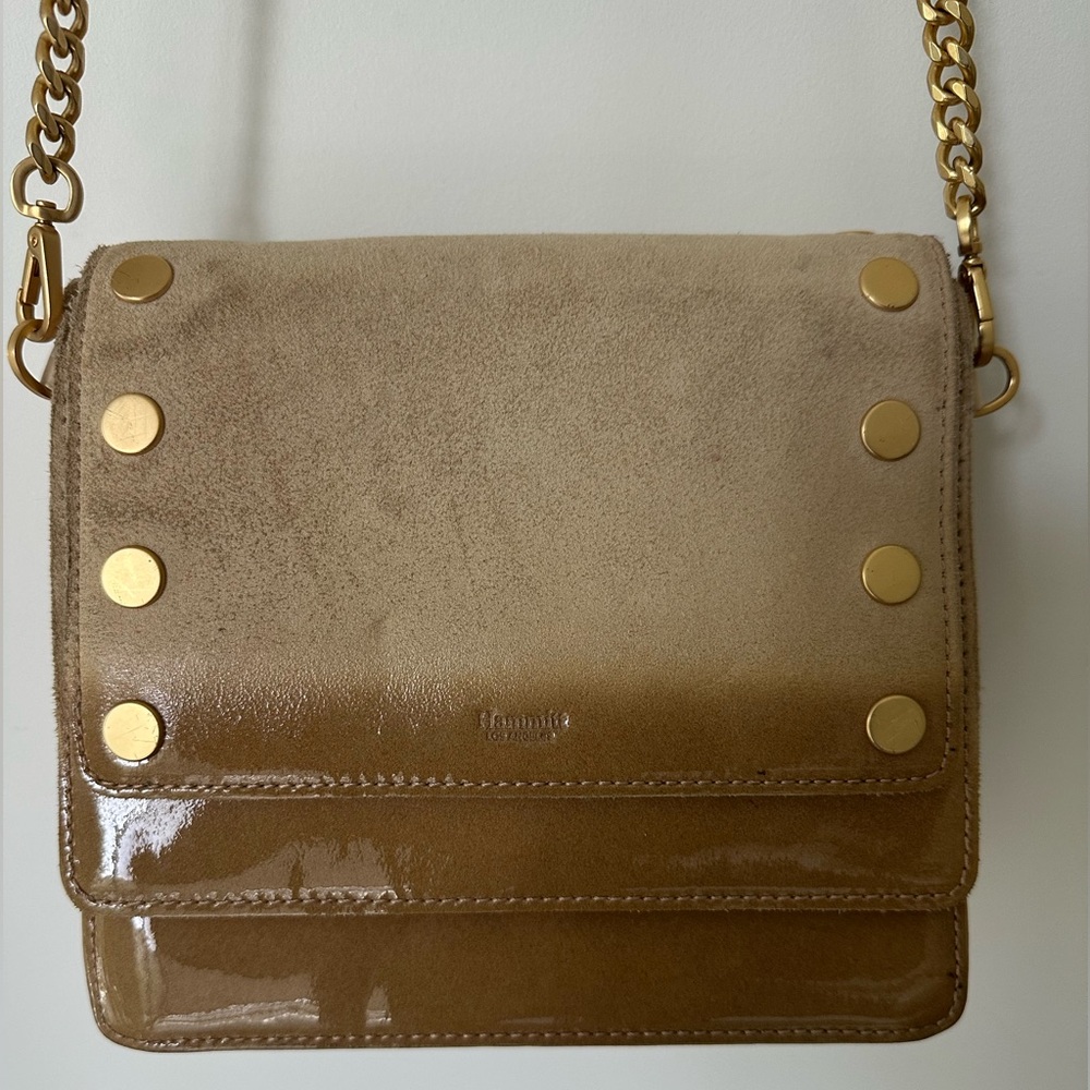 Hammitt Beige/Tan Crossbody Bag with Gold Hardware - Picture 2 of 8